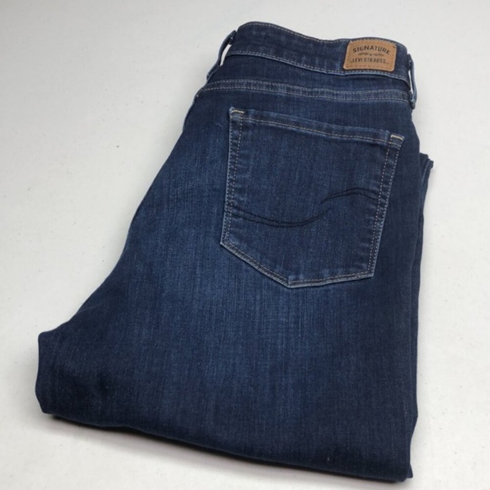 LEVI SIGNATURE SHAPING MID-RISE SLIM JEANS 10/30x29 ⭐️